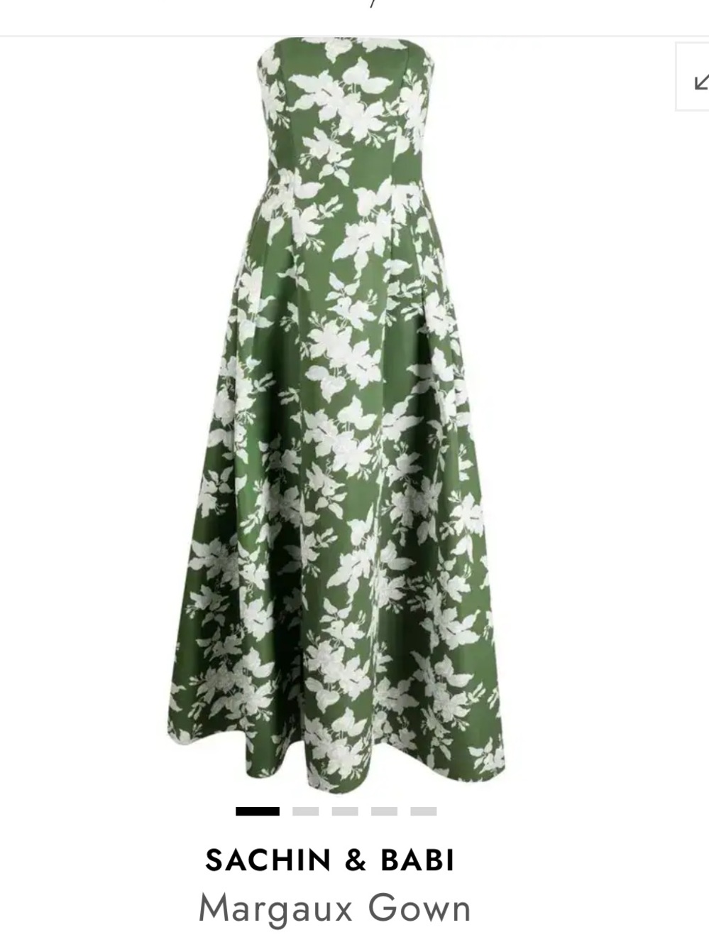 Sachin + Babi Margaux Strapless Gown